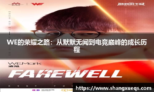 WE的荣耀之路：从默默无闻到电竞巅峰的成长历程