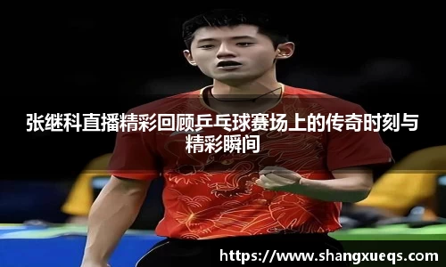 张继科直播精彩回顾乒乓球赛场上的传奇时刻与精彩瞬间